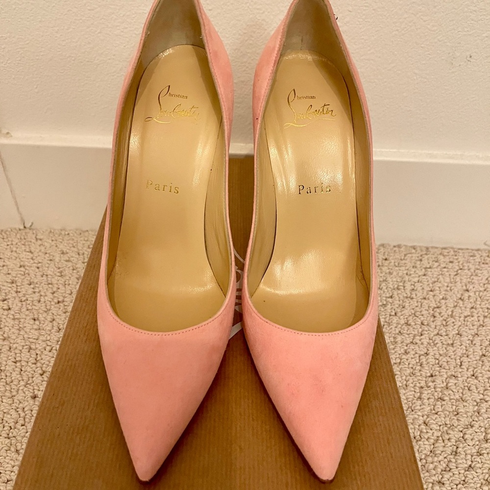 CHRISTIAN LOUBOUTIN Decoltish Suede 100mm - Picture 3 of 6